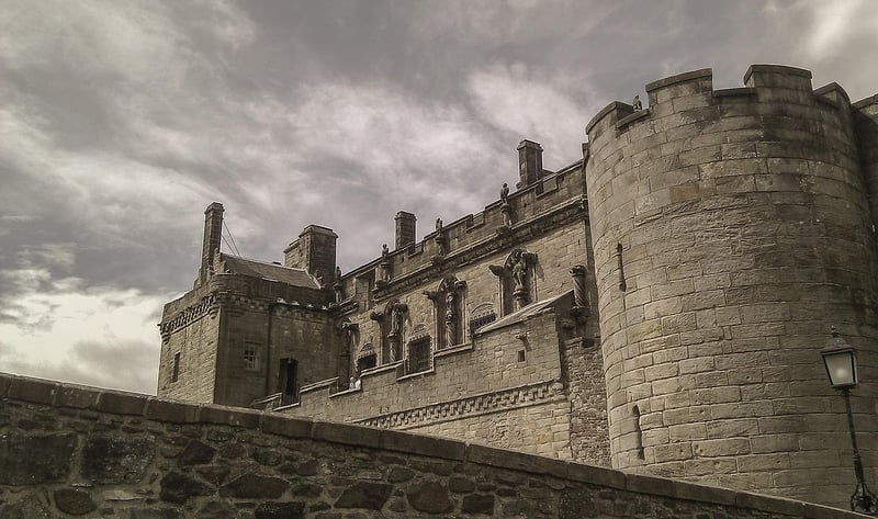 Castle courtyard
