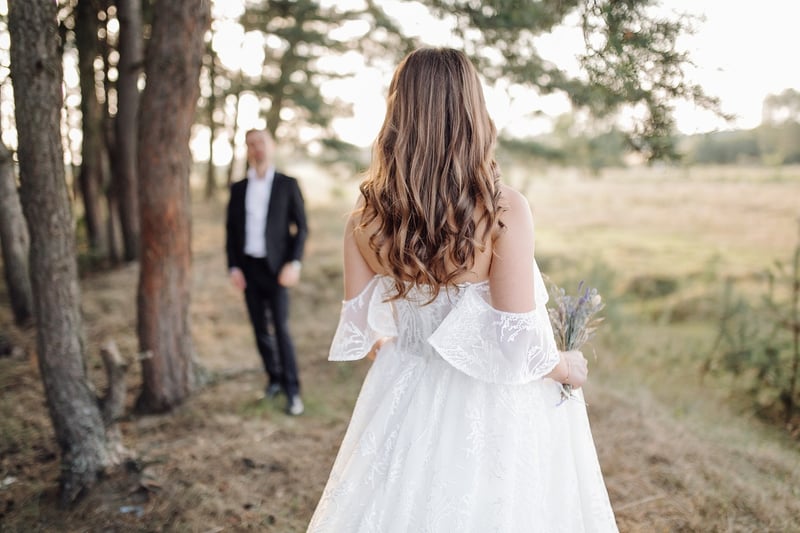 Forest Wedding Bridal Gown